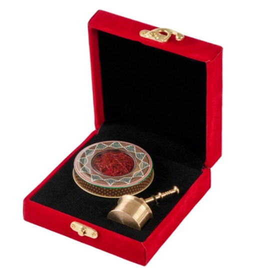 تصویر از پک زعفران هاون دار (نیم مثقالی سرگل)