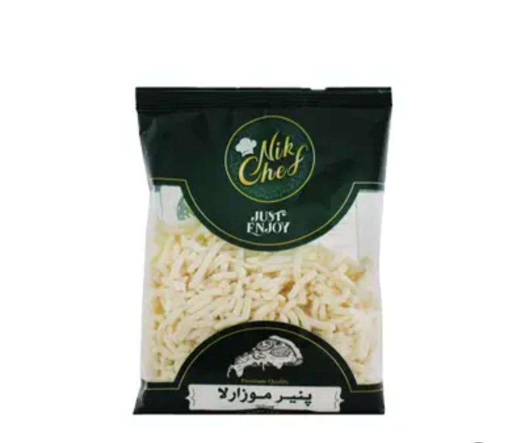 پنیر موزارلا رنده ۵۰۰ گرمی نیک شف