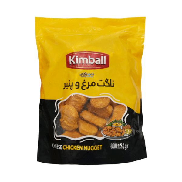 ناگت مرغ و پنیر ۷۰٪، ۸۰۰ گرمی کیمبال 