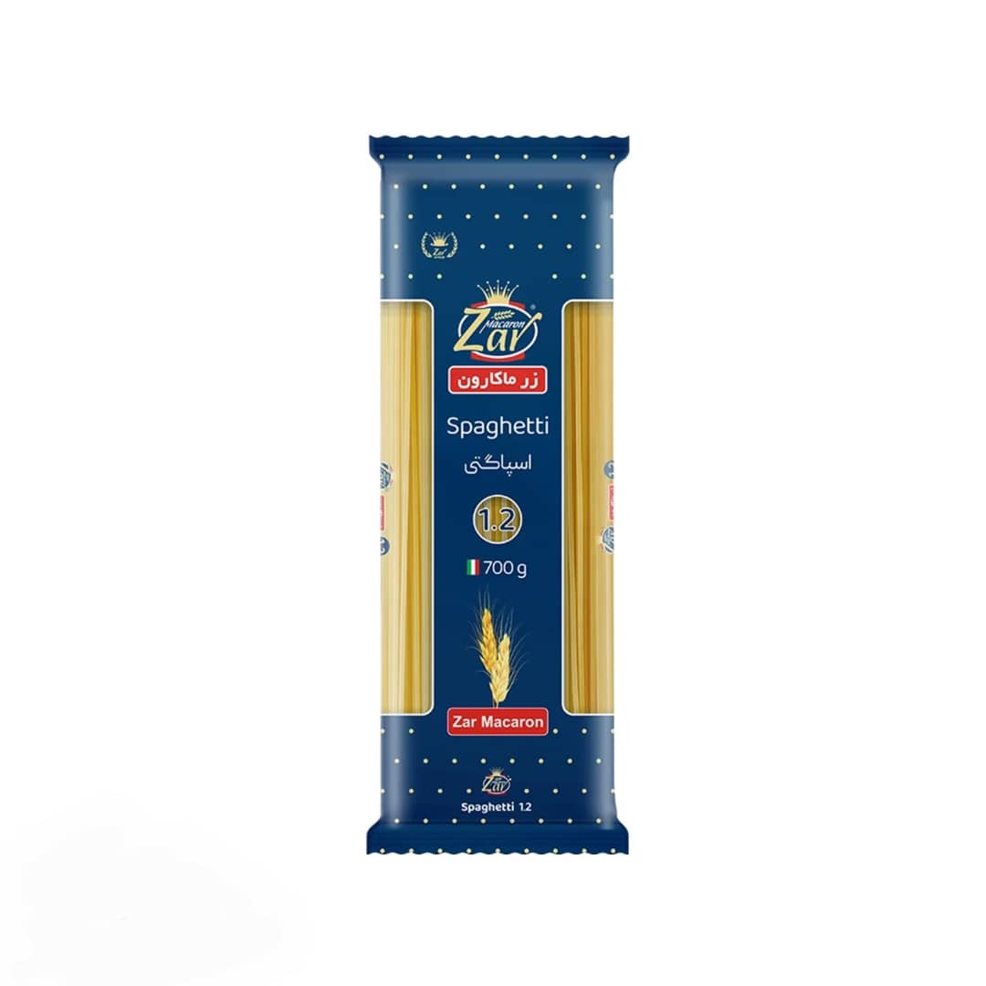 ماکارونی زر 700 گرمی قطر 1/2 